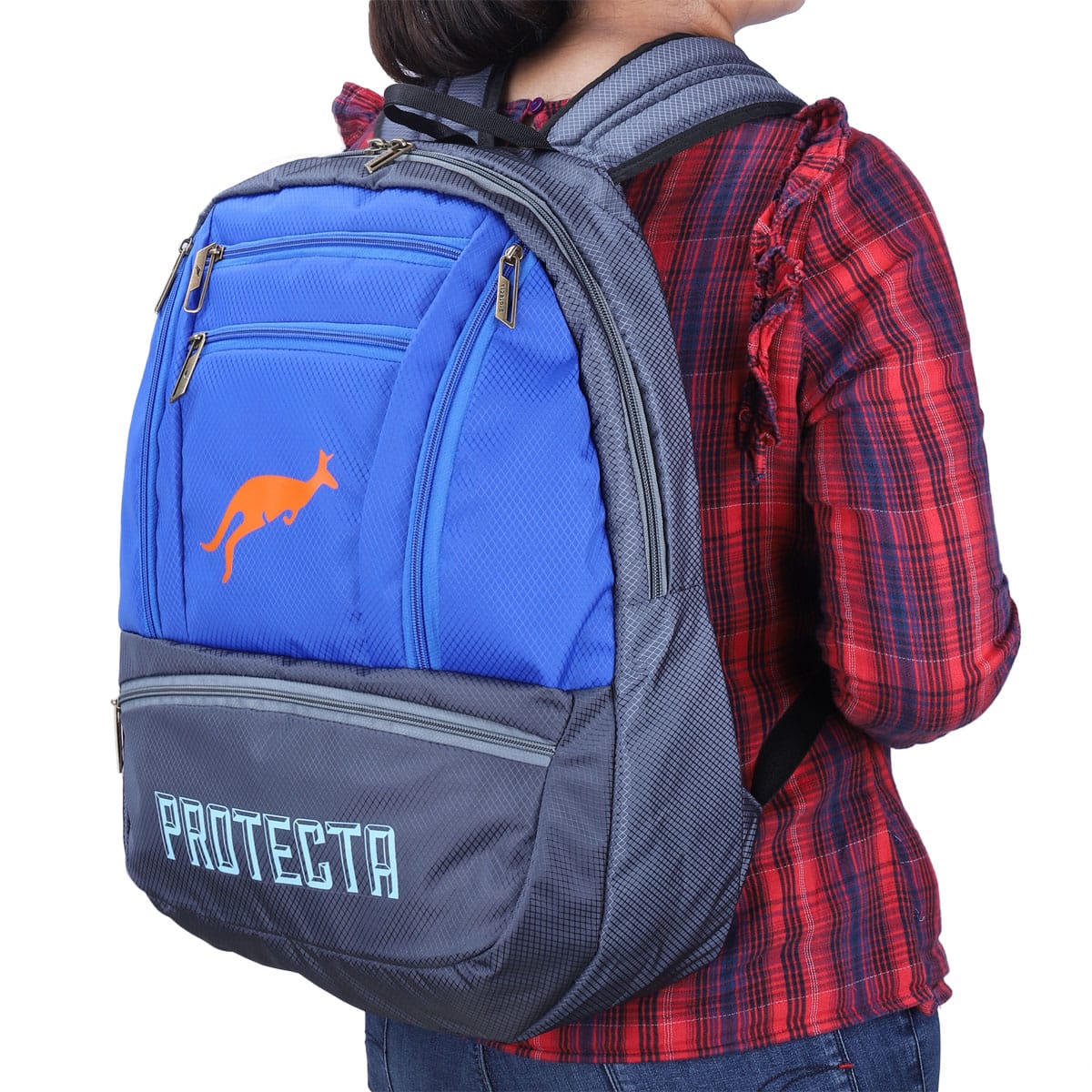 Grey-Blue | Protecta Paragon Laptop Backpack-6