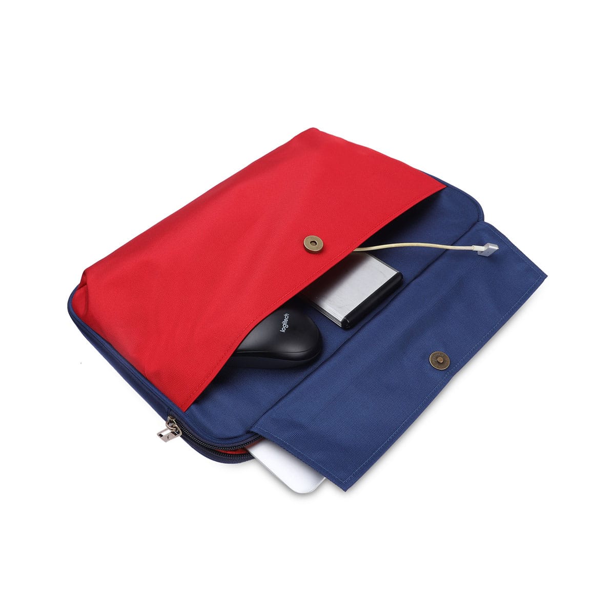 Navy-Red | Protecta Perfect Timing MacBook Sleeve-6