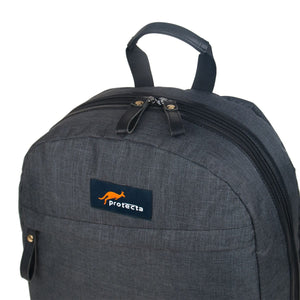 Black-Abbey Grey, Protecta Private Access Casual Backpack-5