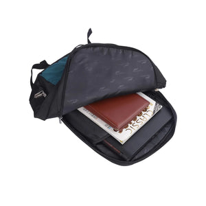 Black-Green | Protecta Proposed Merger Convertible Office Trave Laptop Backpack-6