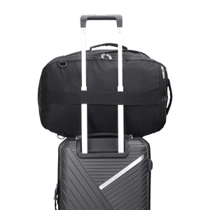 Black-Grey | Protecta Proposed Merger Convertible Office Trave Laptop Backpack-5