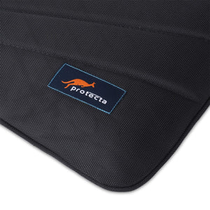 Black-Blue, Rays Laptop Sleeve-6