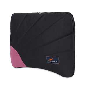 Black-Mauve, Rays Laptop Sleeve-1