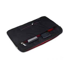 Black-Mauve, Rays Laptop Sleeve-5