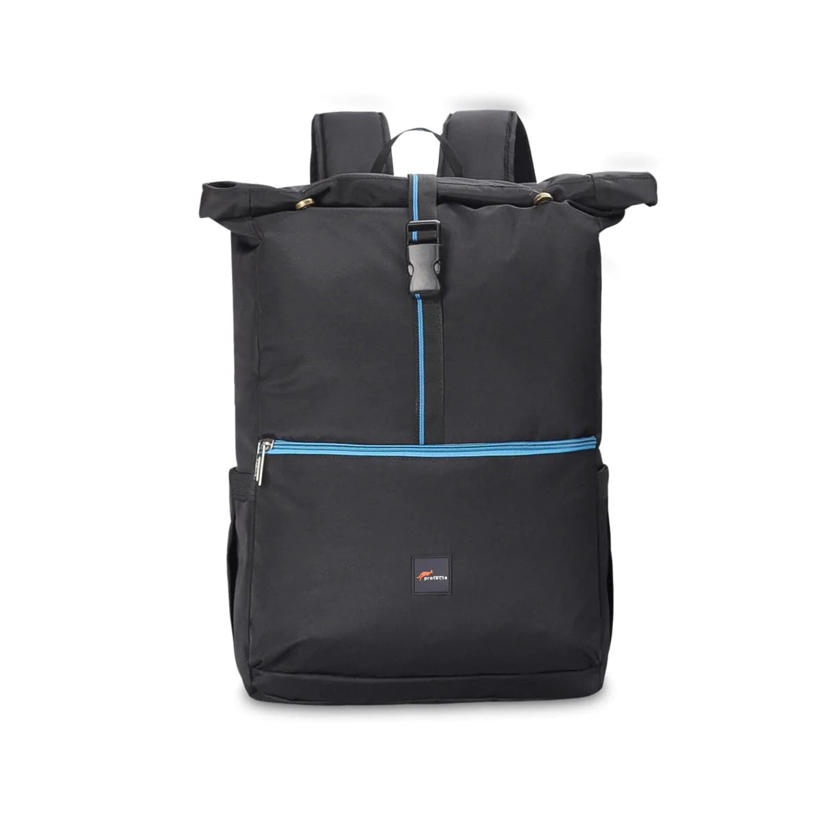 Black-Blue | Protecta Reload Roll Top Laptop Bag- Main