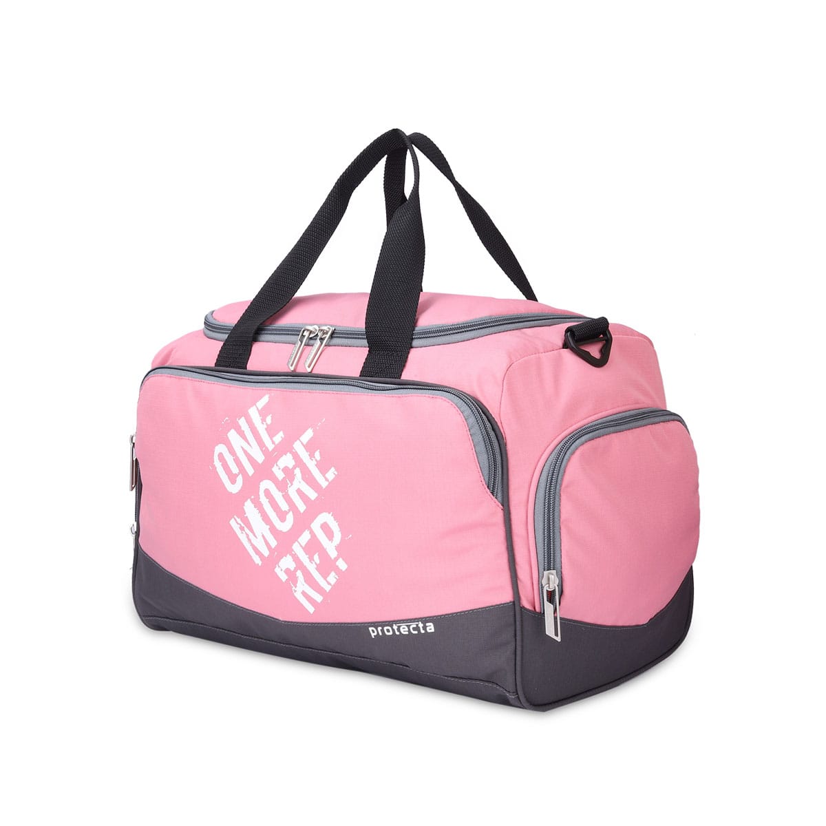 Grey-Pink | Protecta Rep Gym Bag-Main