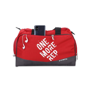 Grey-Red | Protecta Rep Gym Bag-6