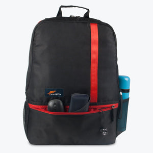 Black-Red | Protecta Right Angle Laptop Backpack-6