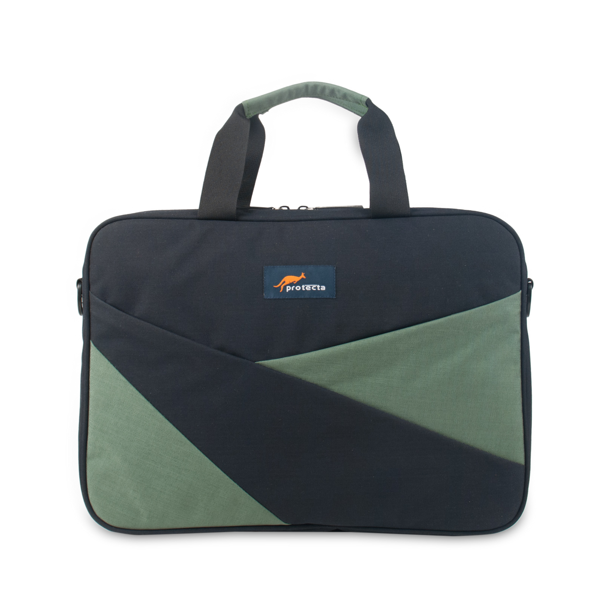 Protect Road Warrior Laptop Bag Black-Green- Main