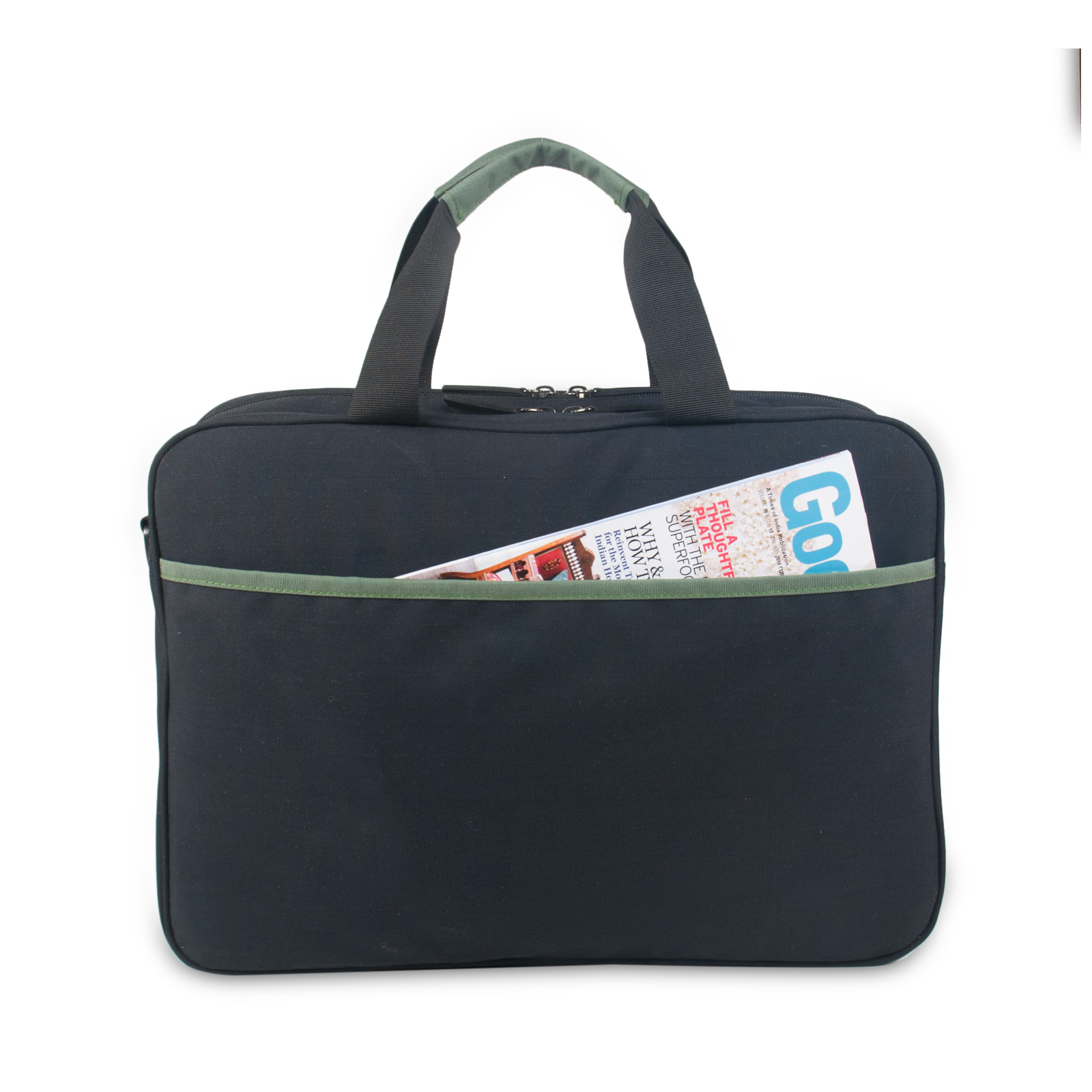 Protect Road Warrior Laptop Bag Black-Green- 3
