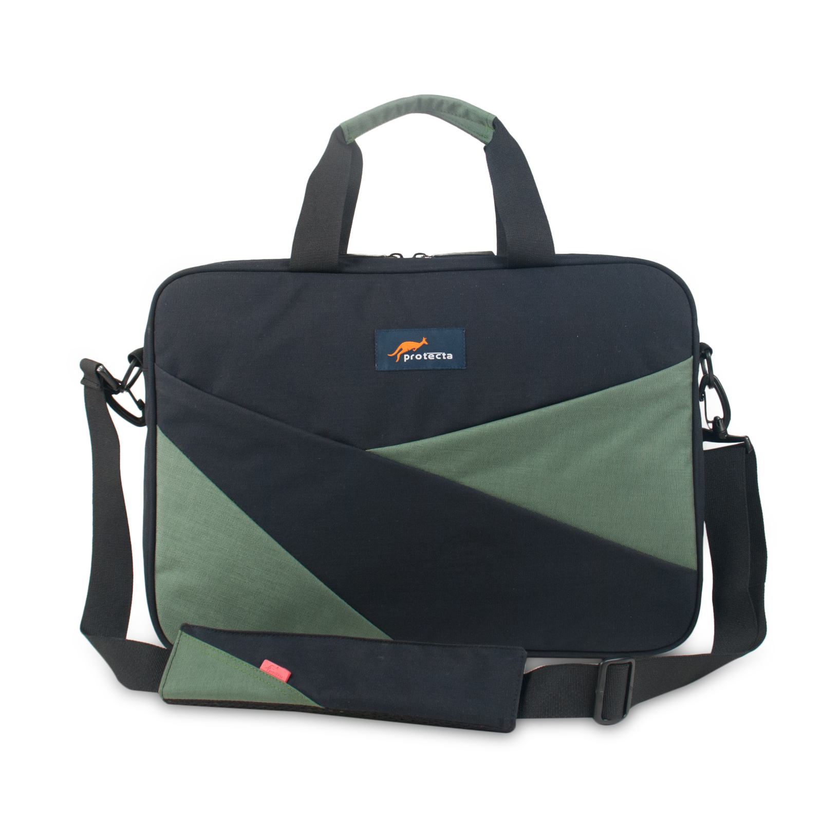 Protect Road Warrior Laptop Bag Black-Green- 4