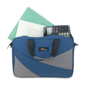 Navy-Grey, Protecta Road Warrior Laptop Office Bag-1