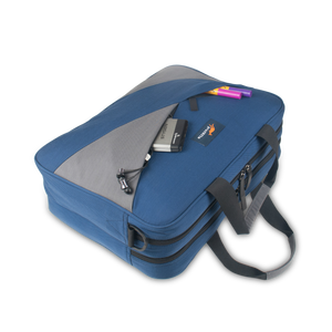 Navy-Grey, Protecta Road Warrior Laptop Office Bag-6
