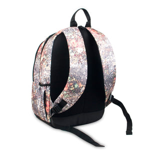 Abstract Flowers, Protecta Samba Casual Backpack-4