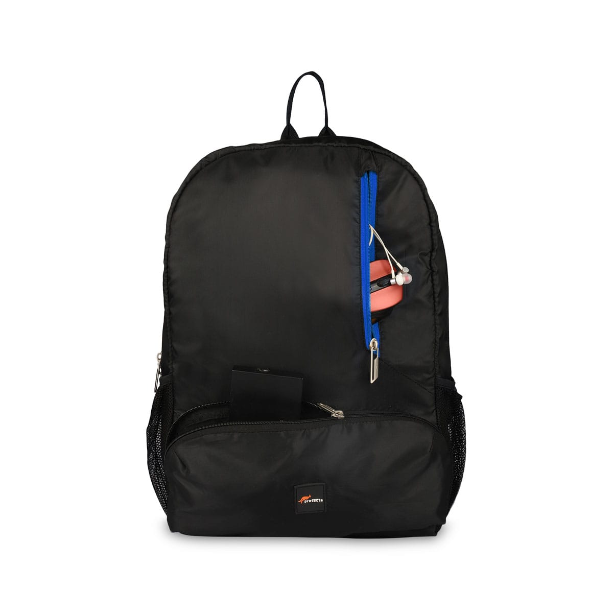 Black-Blue | Protecta Slick Laptop Backpack-4