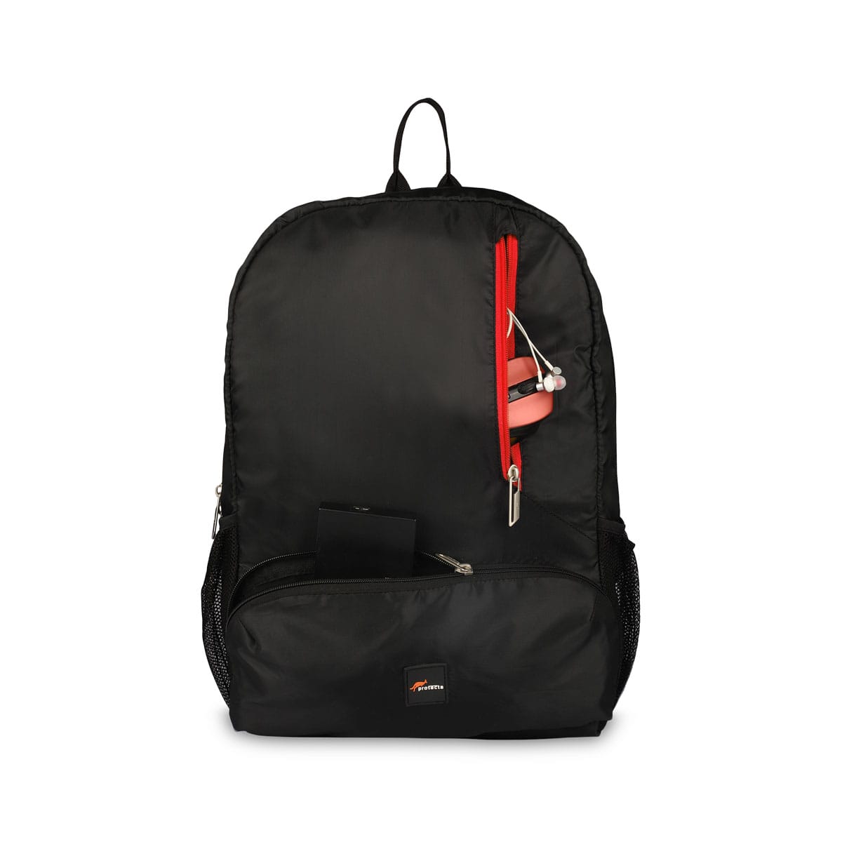 Black-Red | Protecta Slick Laptop Backpack-4