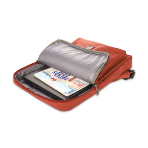 Rust-Red | Protecta Slim Margin Laptop Backpack-5