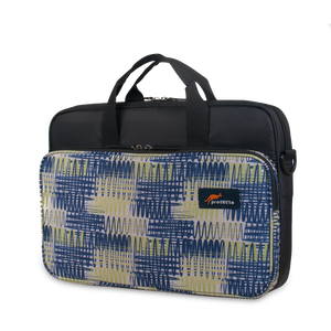 Blue-Waves, Slimo Office Laptop Bag-2