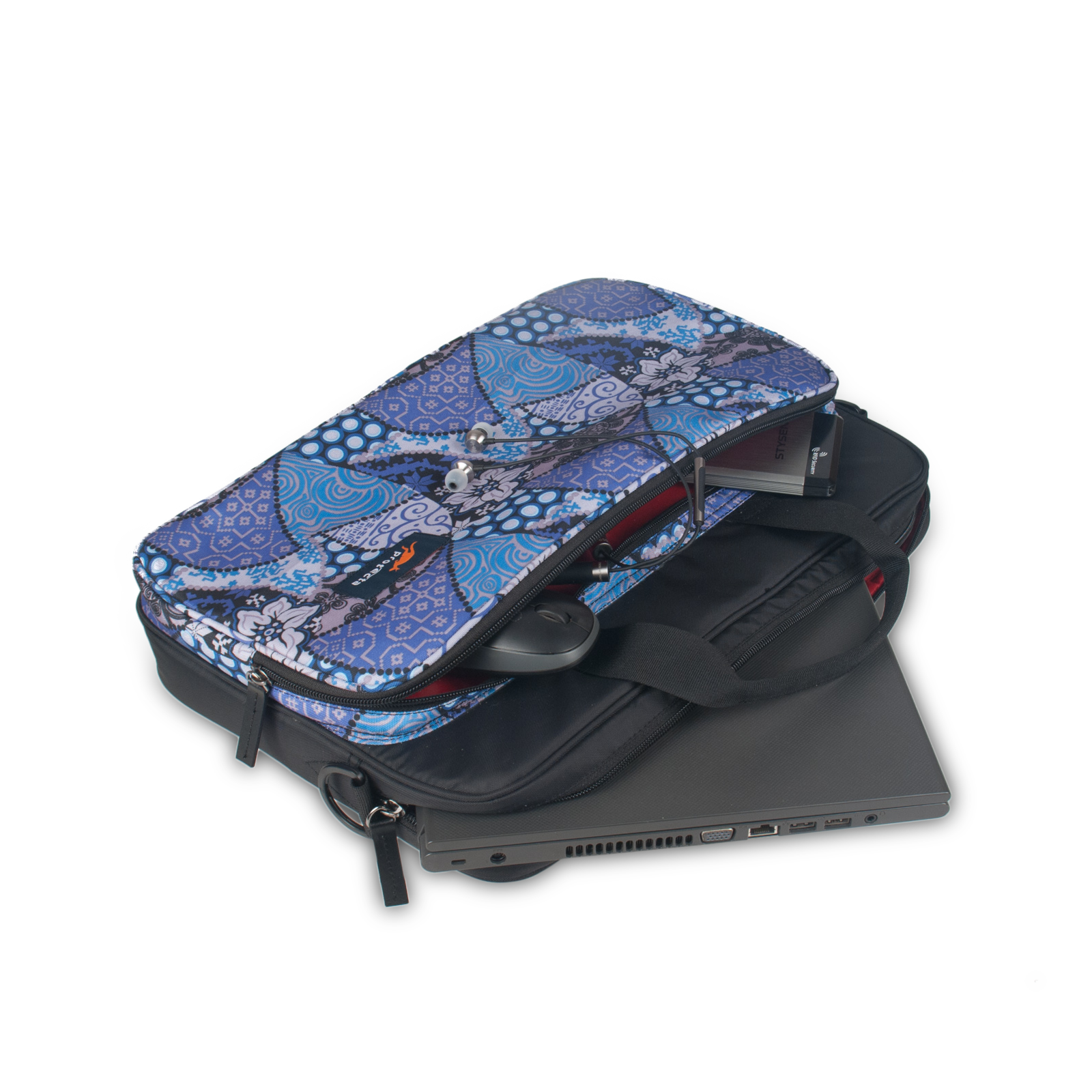 Traditional-Blue, Slimo Office Laptop Bag-Main