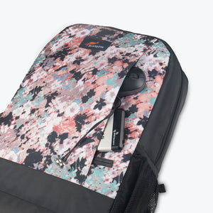 Abstract Flowers | Protecta Surprise Element Laptop Backpack-5