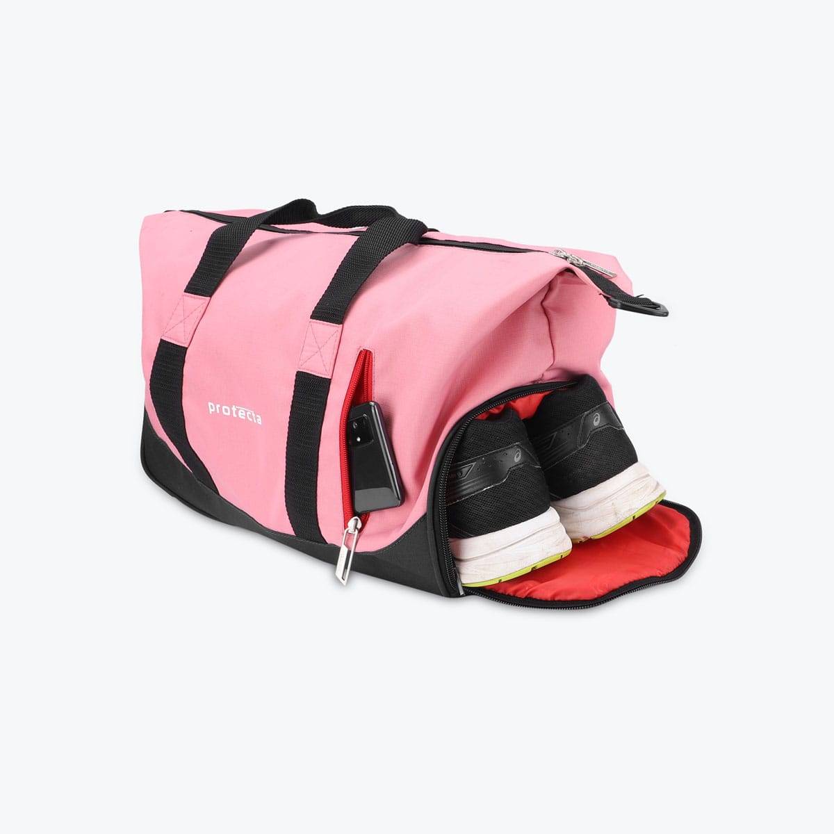 Black-Pink | Protecta Track Gym Bag-5
