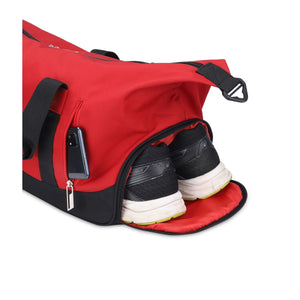 Black-Red | Protecta Track Gym Bag-5