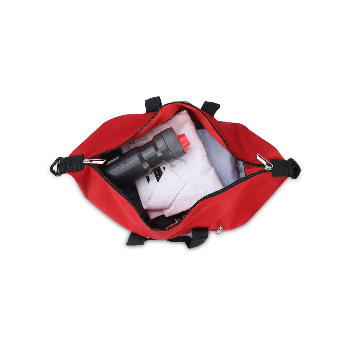 Black-Red | Protecta Track Gym Bag-6