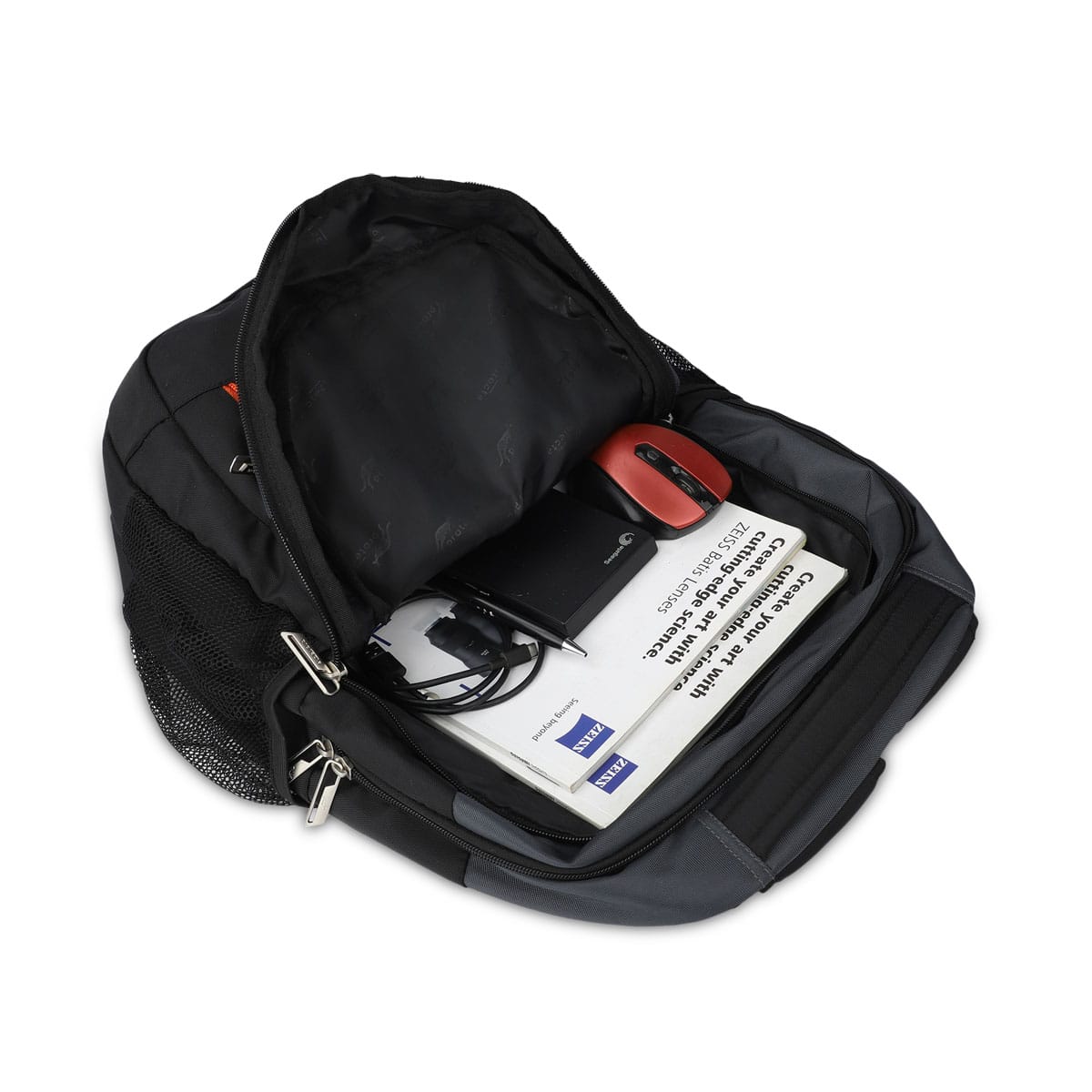 Black-Grey | Protecta Twister Laptop Backpack-4