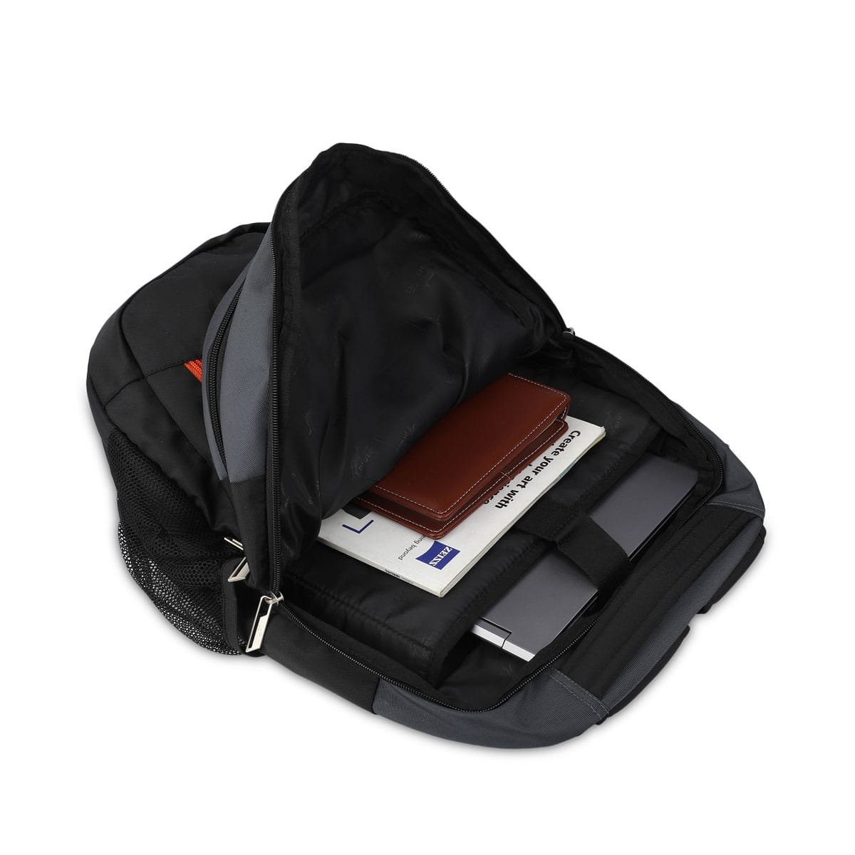 Black-Grey | Protecta Twister Laptop Backpack-5