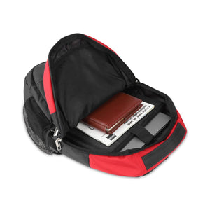 Black-Red | Protecta Twister Laptop Backpack-5