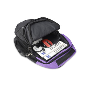 Black-Violet | Protecta Twister Laptop Backpack-4