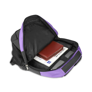 Black-Violet | Protecta Twister Laptop Backpack-5