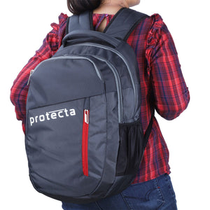 Grey| Protecta Twister Laptop Backpack-6