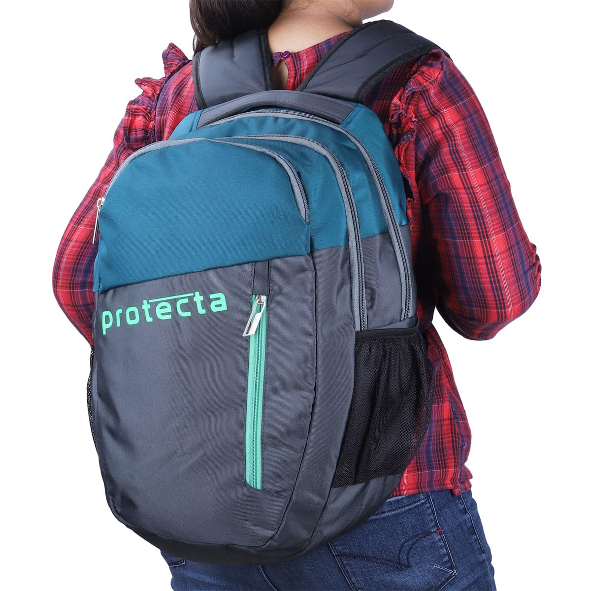 Grey-Astral| Protecta Twister Laptop Backpack-6