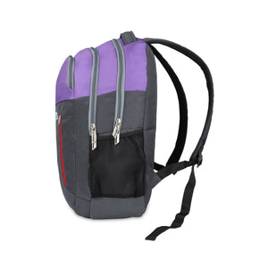 Grey-Violet | Protecta Twister Laptop Backpack-2