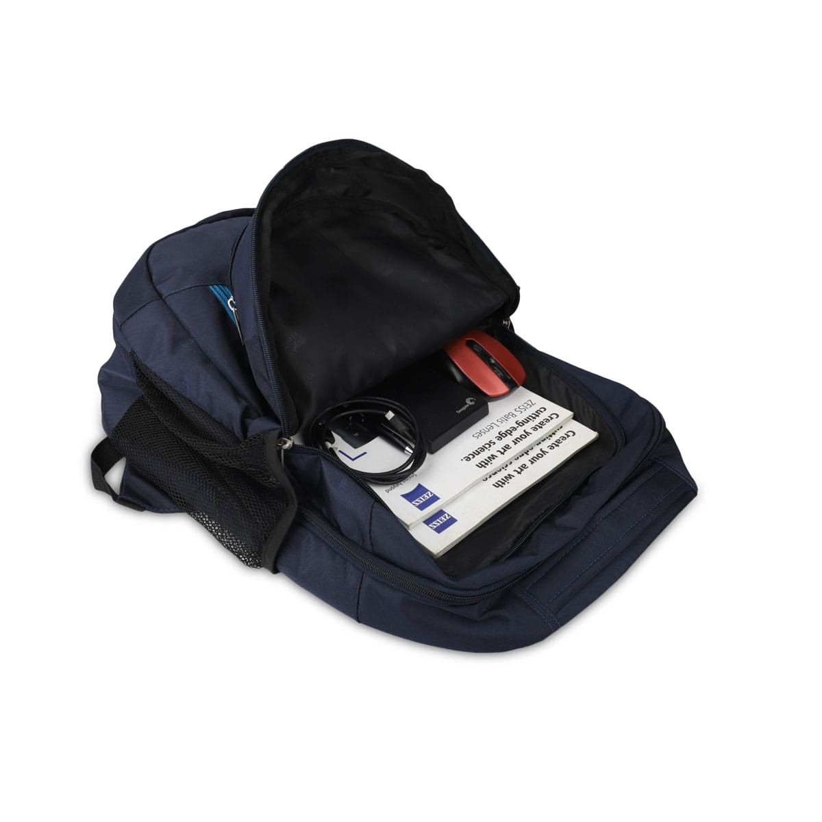 Navy| Protecta Twister Laptop Backpack-4