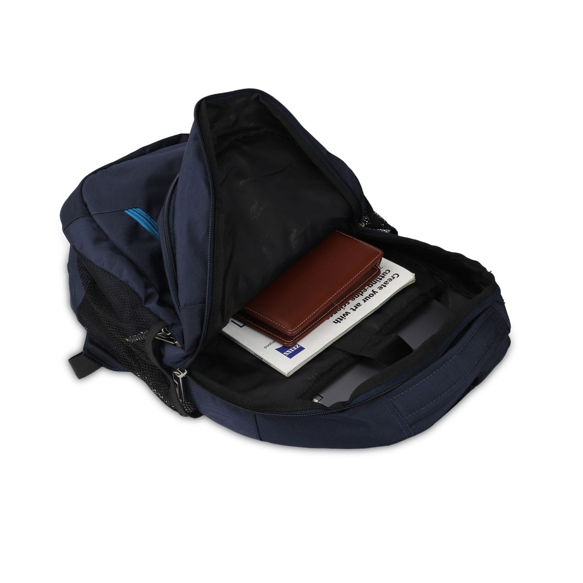 Navy| Protecta Twister Laptop Backpack-5