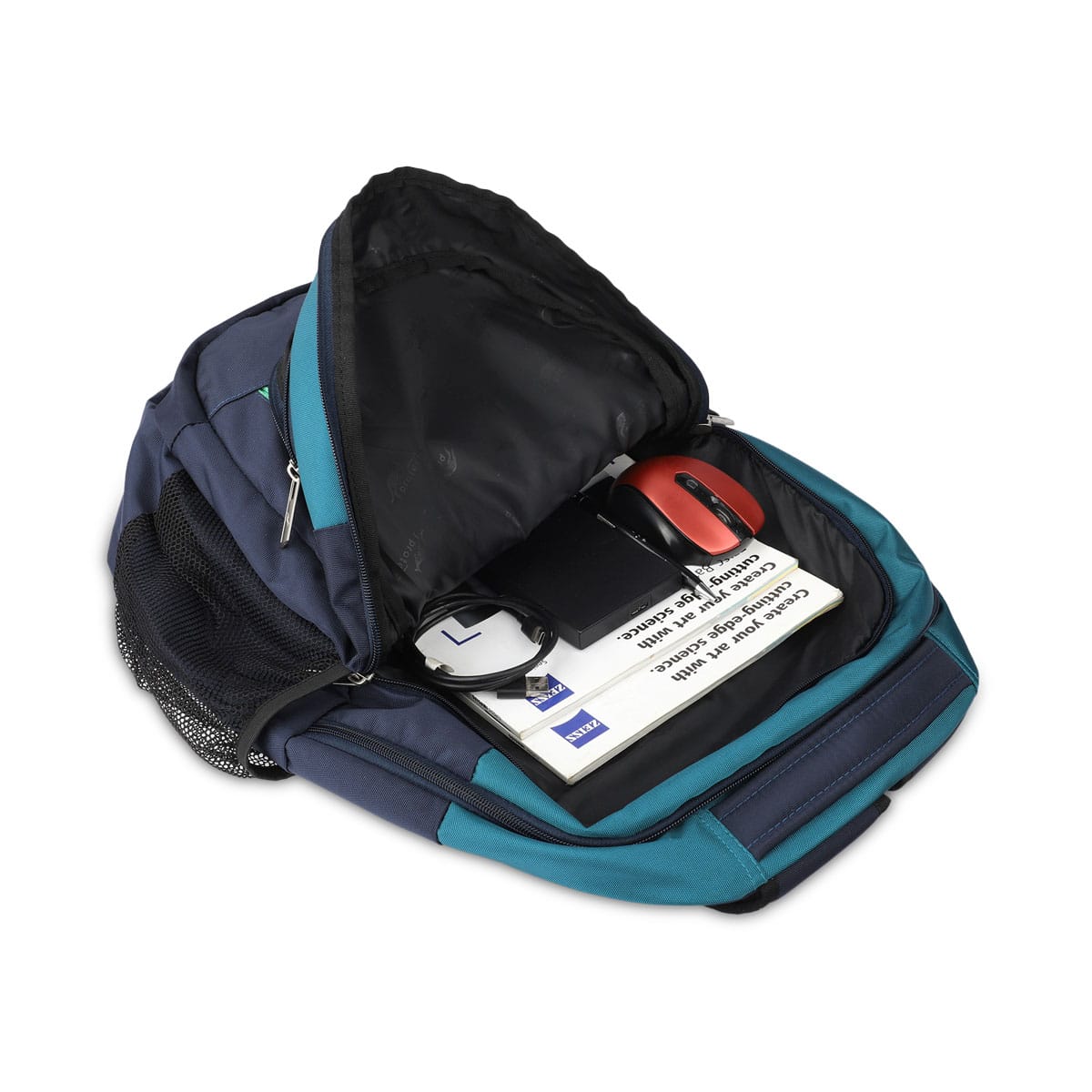 Navy-Astral| Protecta Twister Laptop Backpack-4