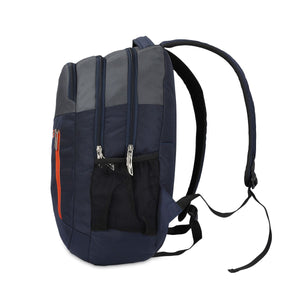 Navy-Grey| Protecta Twister Laptop Backpack-2