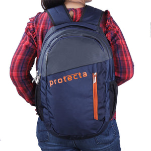 Navy-Grey| Protecta Twister Laptop Backpack-6