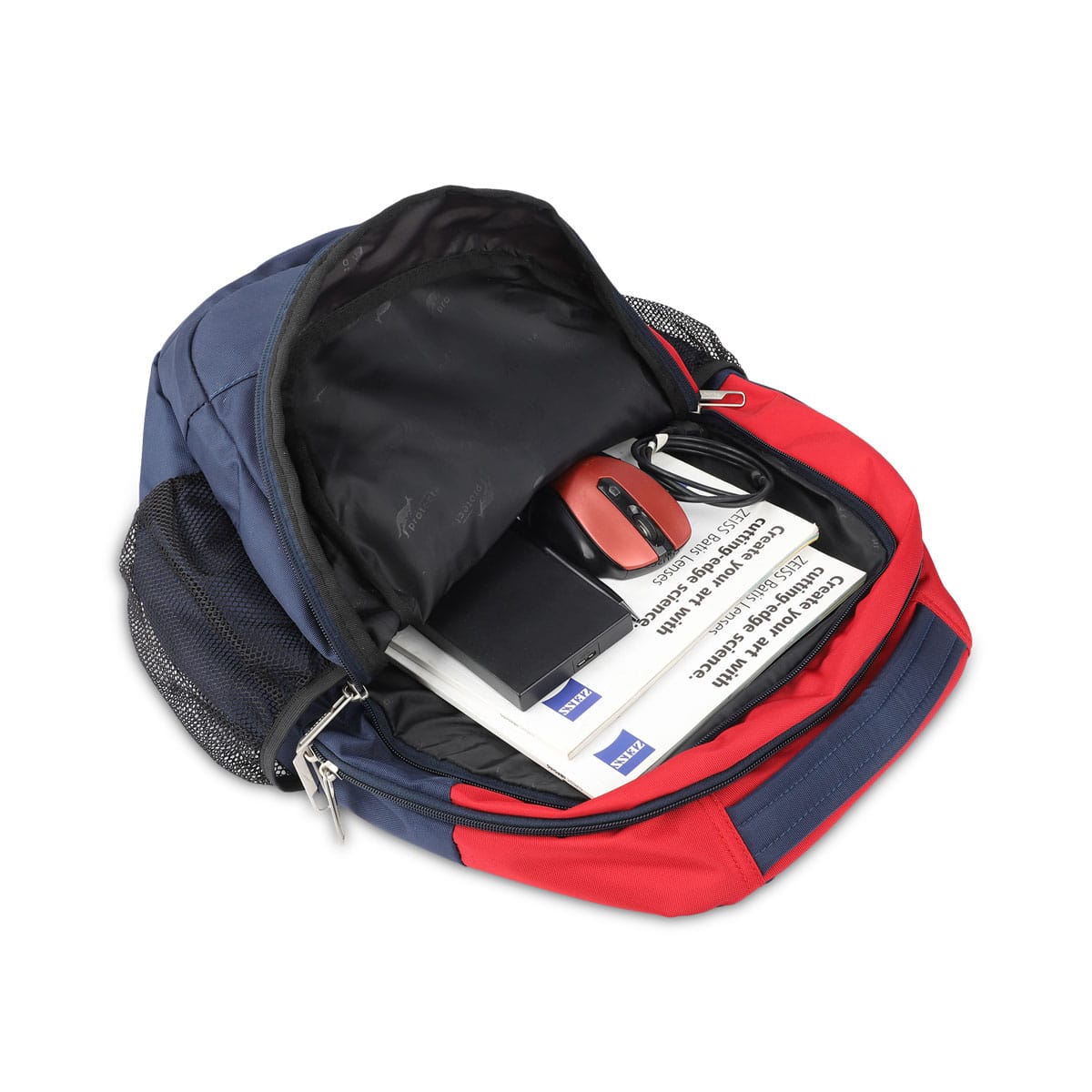 Navy-Red| Protecta Twister Laptop Backpack-4