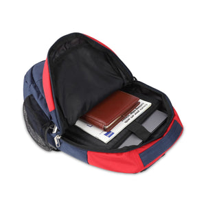 Navy-Red| Protecta Twister Laptop Backpack-5