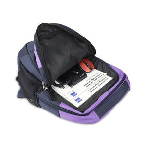 Navy-Violet| Protecta Twister Laptop Backpack-4