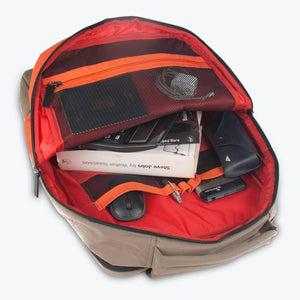 Harvest Beige-Orange | Protecta Type A Travel Laptop Backpack-6