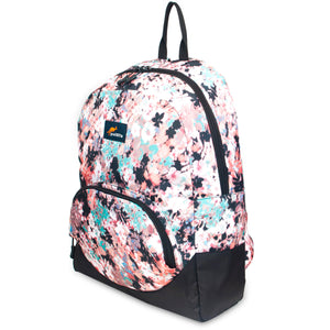 Abstract Flowers, Protecta Waltz Casual Backpack-2