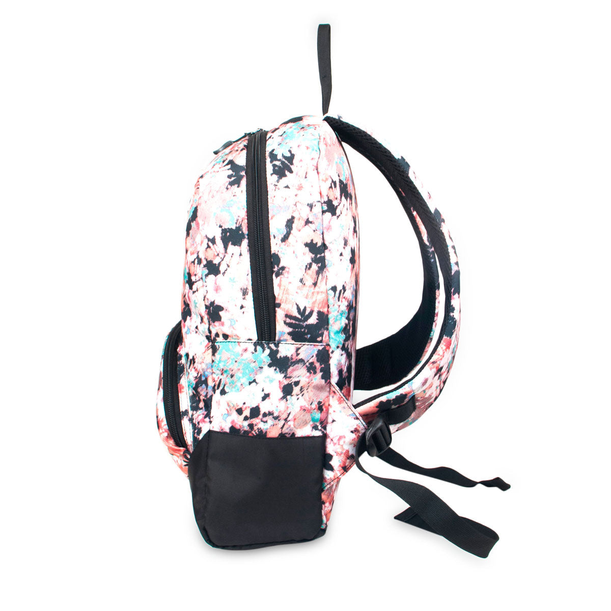 Abstract Flowers, Protecta Waltz Casual Backpack-3