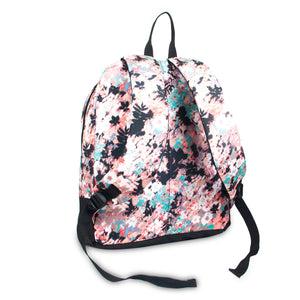 Abstract Flowers, Protecta Waltz Casual Backpack-4