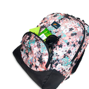 Abstract Flowers, Protecta Waltz Casual Backpack-6
