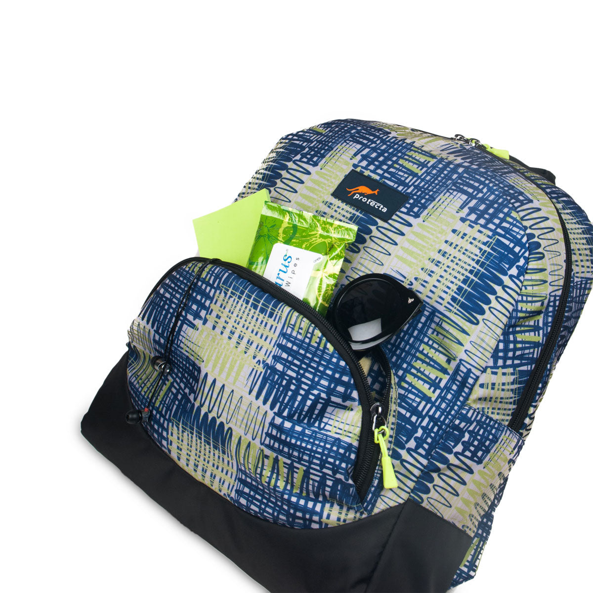 Blue Waves, Protecta Waltz Casual Backpack-6